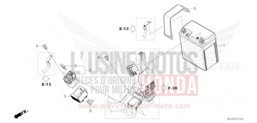 BATTERIE CB500XAR de 2024